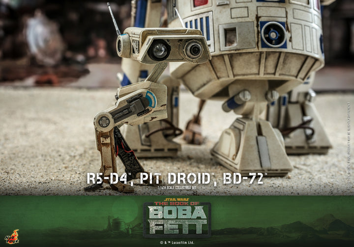 [Pre-Order] Hot Toys - TMS086 - The Book of Boba Fett - 1/6th scale R5-D4™, Pit Droid™, BD-72™ Set