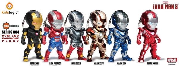 Beast Kingdom - Kids Nations - LED EarPhone Plug Series 004 - IRON MAN 3