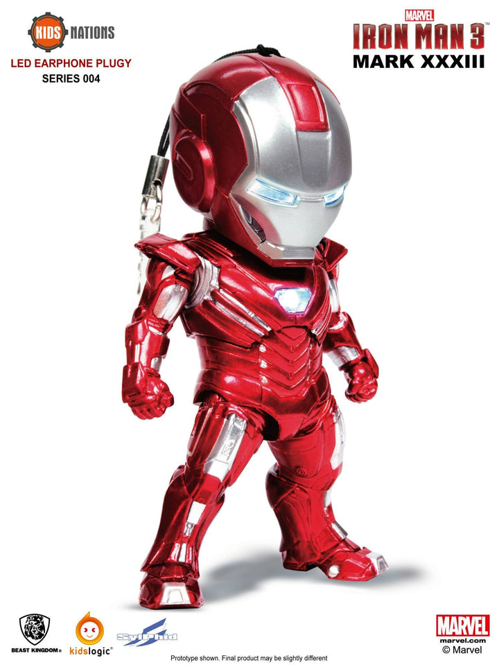 Beast Kingdom - Kids Nations - LED EarPhone Plug Series 004 - IRON MAN 3