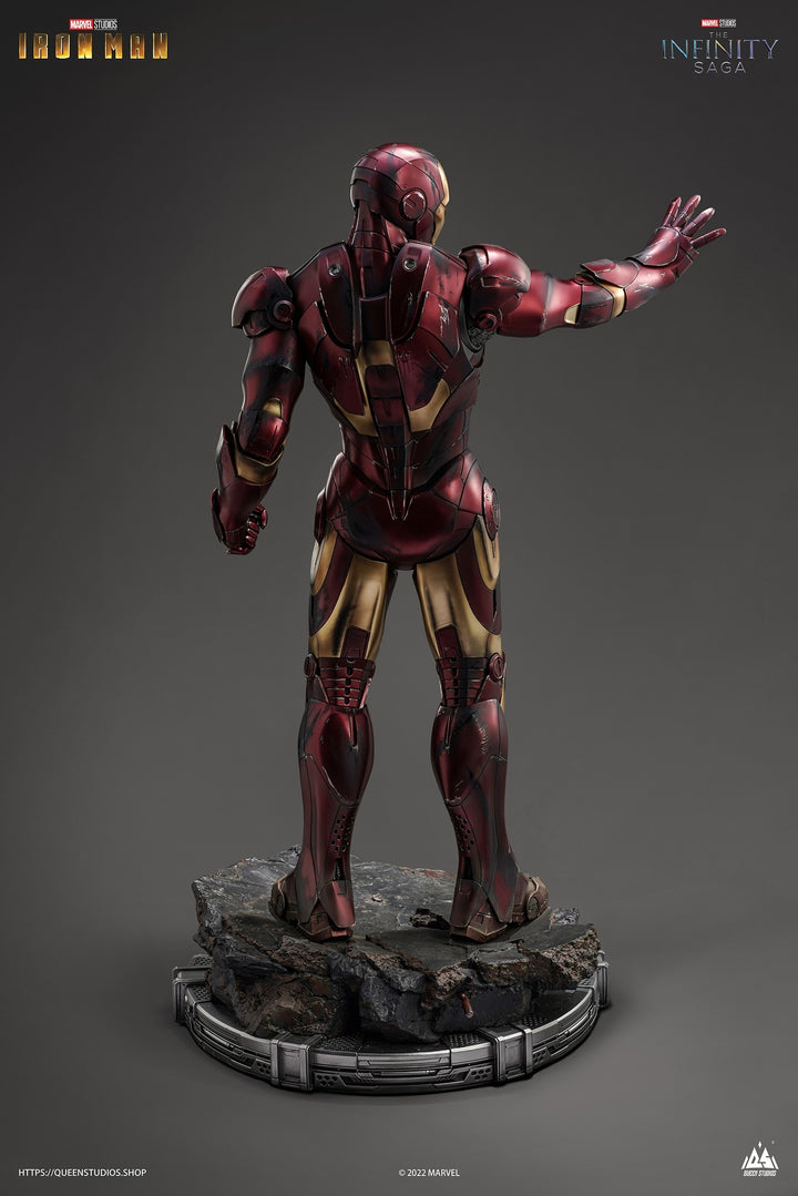 Queen Studios -  Iron Man Mark3 1/2 Statue (Battle Damaged Edition)