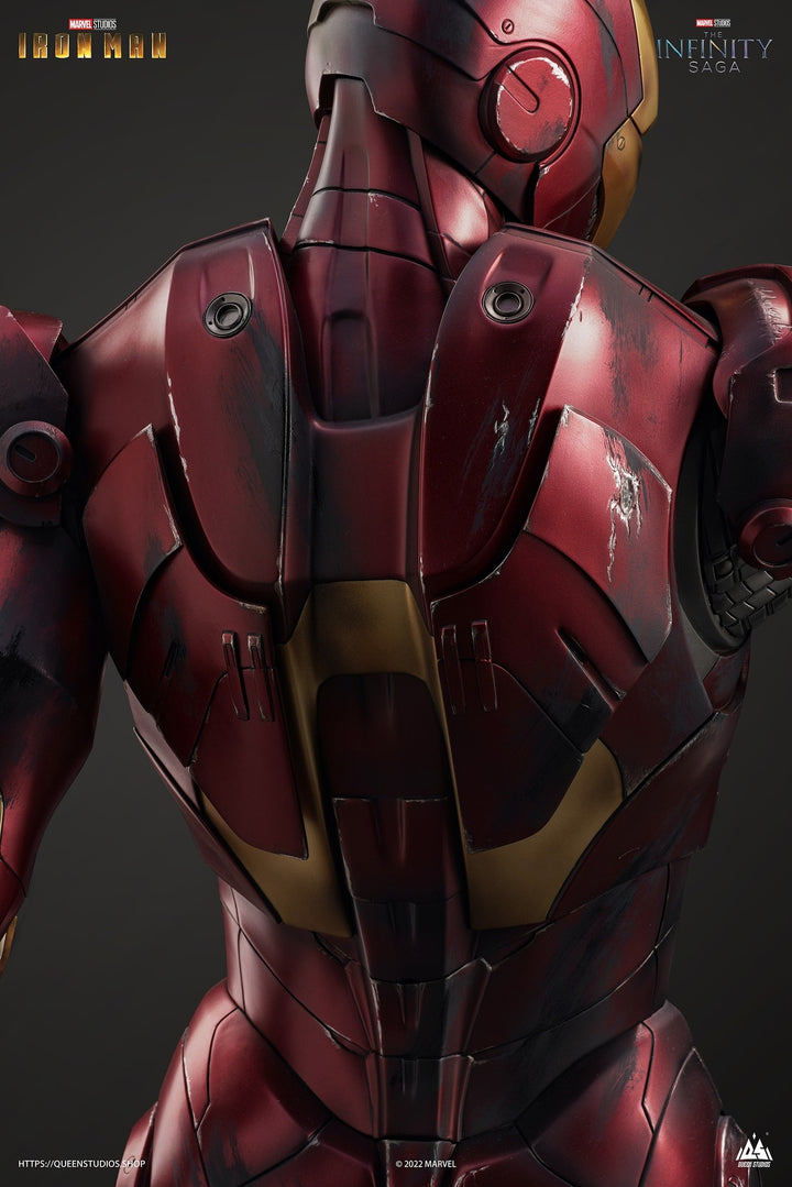 Queen Studios -  Iron Man Mark3 1/2 Statue (Battle Damaged Edition)