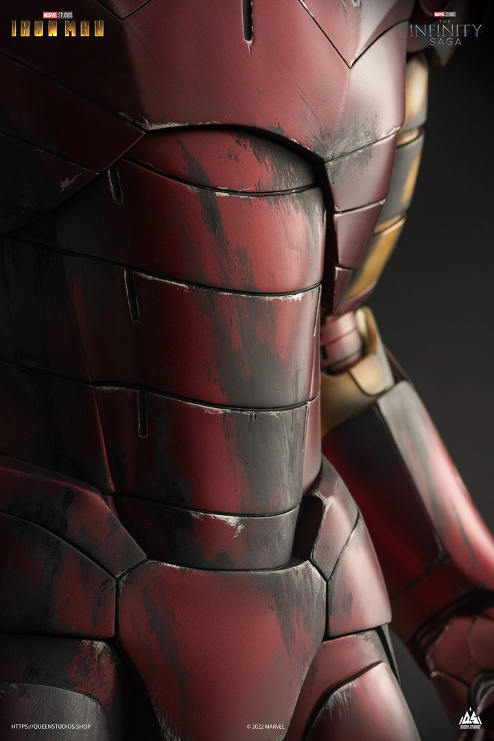 Queen Studios -  Iron Man Mark3 1/2 Statue (Battle Damaged Edition)