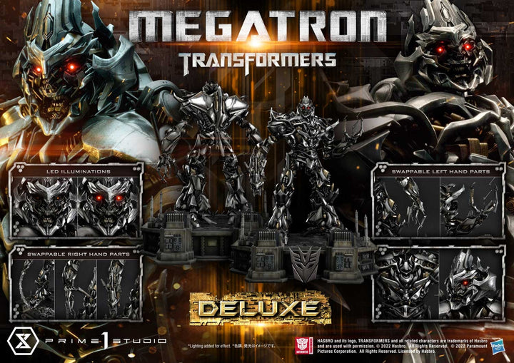 [Pre-Order] PRIME1 STUDIO - MMTFM-34DX: MUSEUM MASTERLINE TRANSFORMERS (FILM) MEGATRON DELUXE VERSION