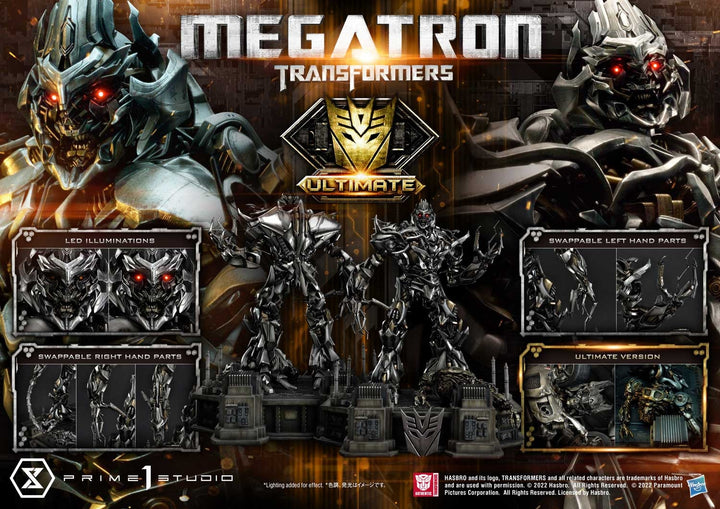 [Pre-Order] PRIME1 STUDIO - MMTFM-34DXS: MUSEUM MASTERLINE TRANSFORMERS (FILM) MEGATRON DELUXE BONUS VERSION