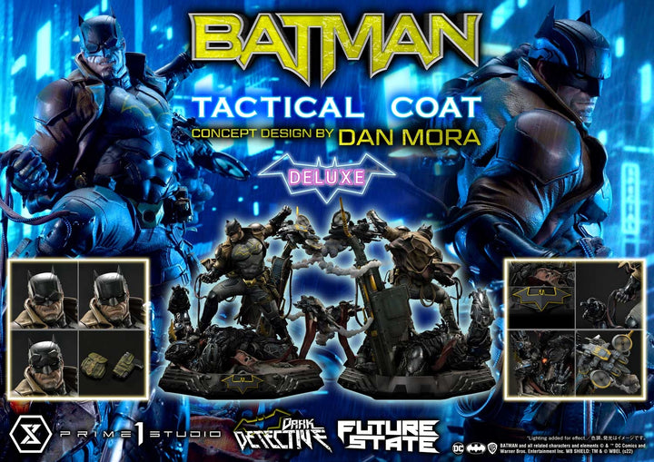 [Pre-Order] PRIME1 STUDIO - UPMDC-01DX: BATMAN DARK DETECTIVE TACTICAL COAT (DC FUTURE STATE) DELUXE VERSION