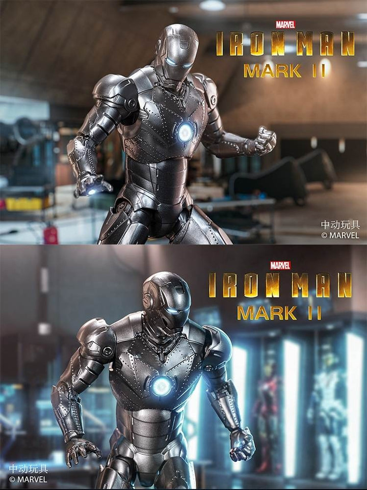 ZhongDong Toys - Iron Man - MarK II (with LED Lights Effect) 1/10 Scale Action Figure