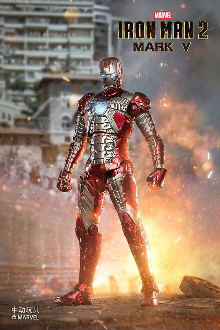 ZhongDong Toys - Iron Man 2 - Mark IV (with LED Lights Effect) 1/10 Scale Action Figure