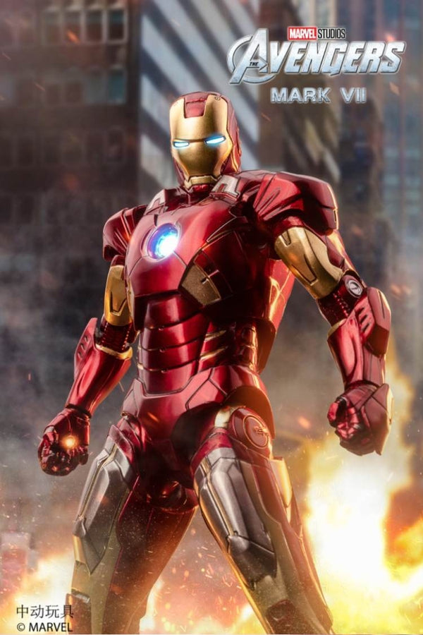 ZhongDong Toys - Iron Man 2 - Mark VI (with LED Lights Effect) 1/10 Scale Action Figure