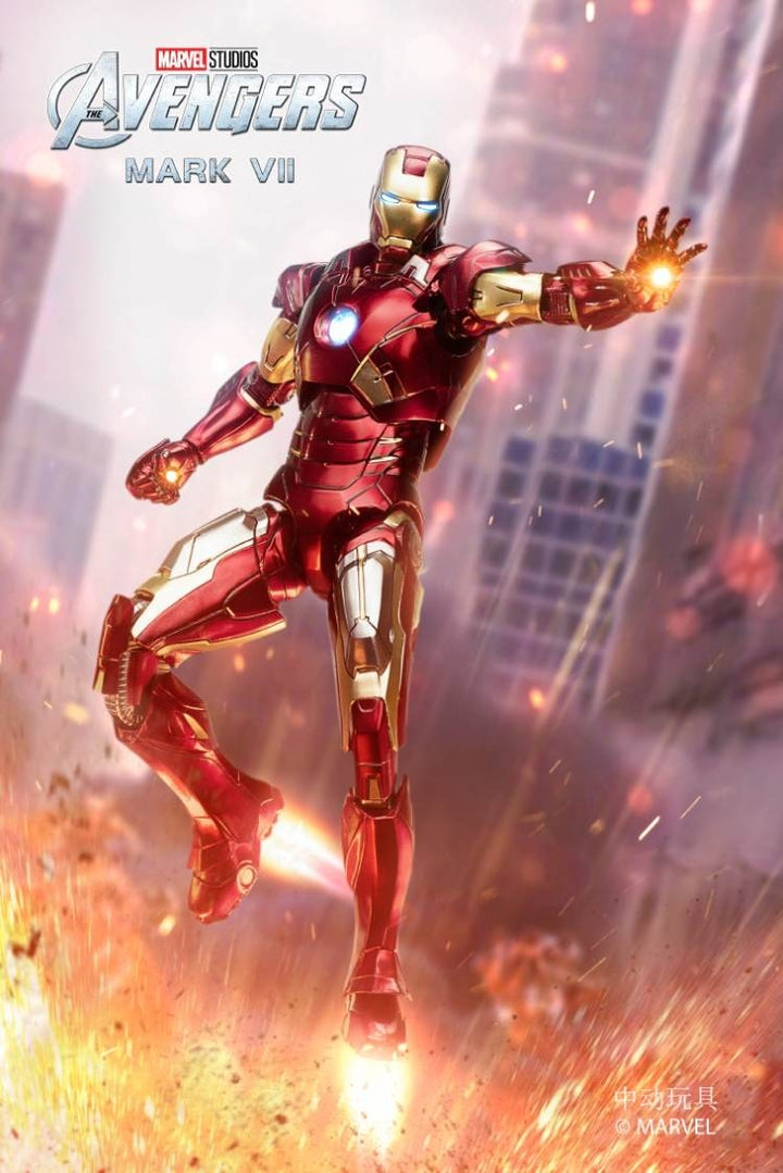 ZhongDong Toys - Iron Man 2 - Mark VI (with LED Lights Effect) 1/10 Scale Action Figure