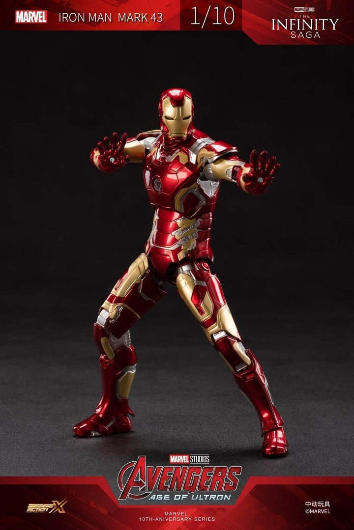 ZhongDong Toys - Avengers: Age of Ultron - Iron Man Mark XLIII (with LED Lights Effect) 1/10 Scale Action Figure