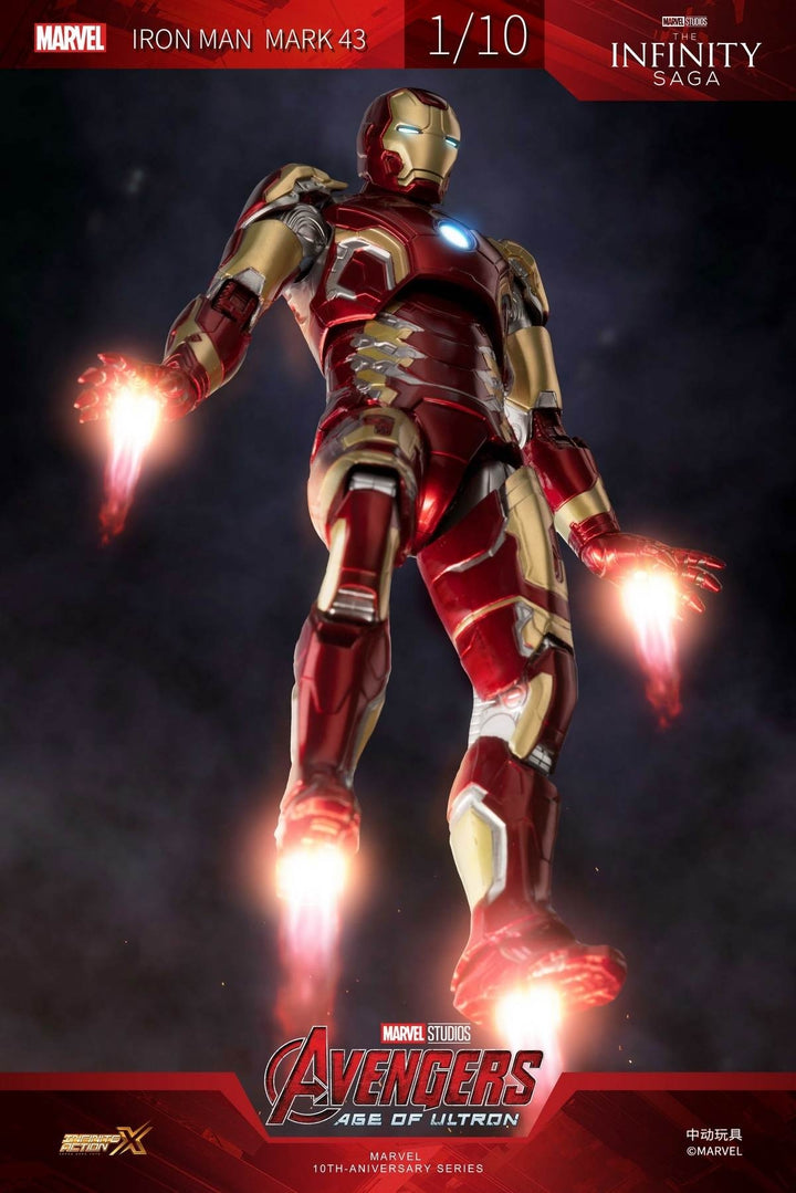 ZhongDong Toys - Avengers: Age of Ultron - Iron Man Mark XLIII (with LED Lights Effect) 1/10 Scale Action Figure