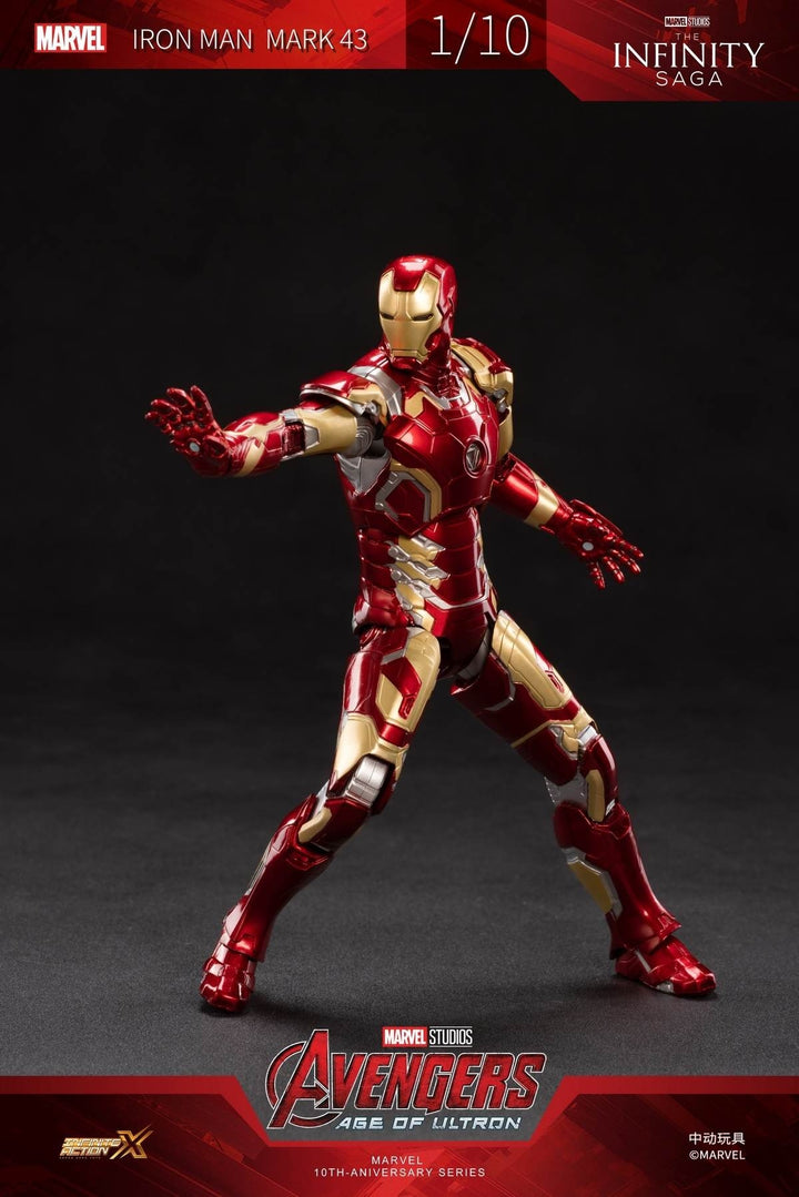 ZhongDong Toys - Avengers: Age of Ultron - Iron Man Mark XLIII (with LED Lights Effect) 1/10 Scale Action Figure