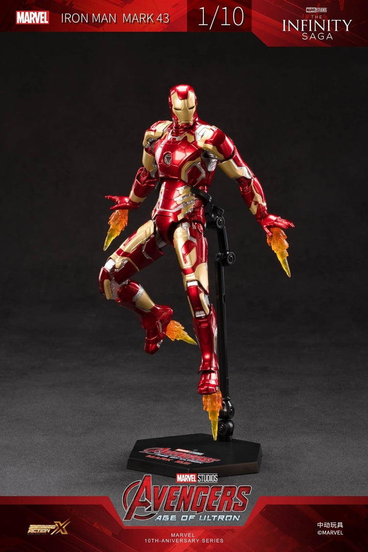 ZhongDong Toys - Avengers: Age of Ultron - Iron Man Mark XLIII (with LED Lights Effect) 1/10 Scale Action Figure