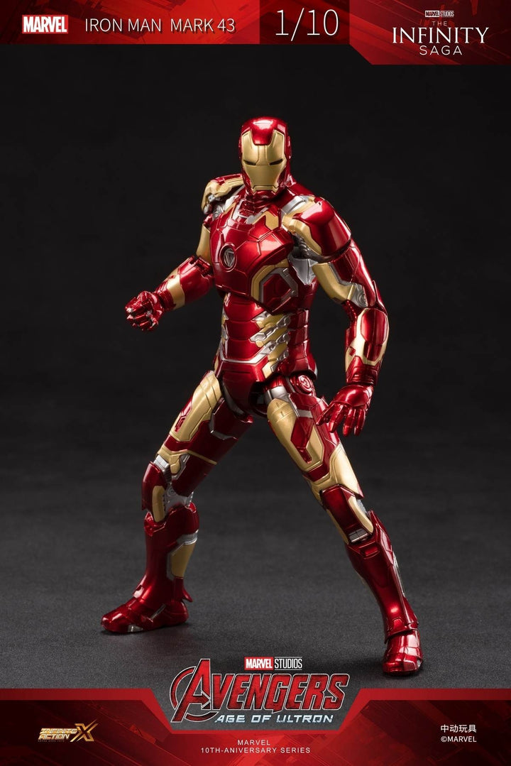 ZhongDong Toys - Avengers: Age of Ultron - Iron Man Mark XLIII (with LED Lights Effect) 1/10 Scale Action Figure