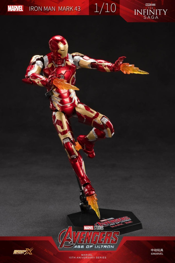 ZhongDong Toys - Avengers: Age of Ultron - Iron Man Mark XLIII (with LED Lights Effect) 1/10 Scale Action Figure