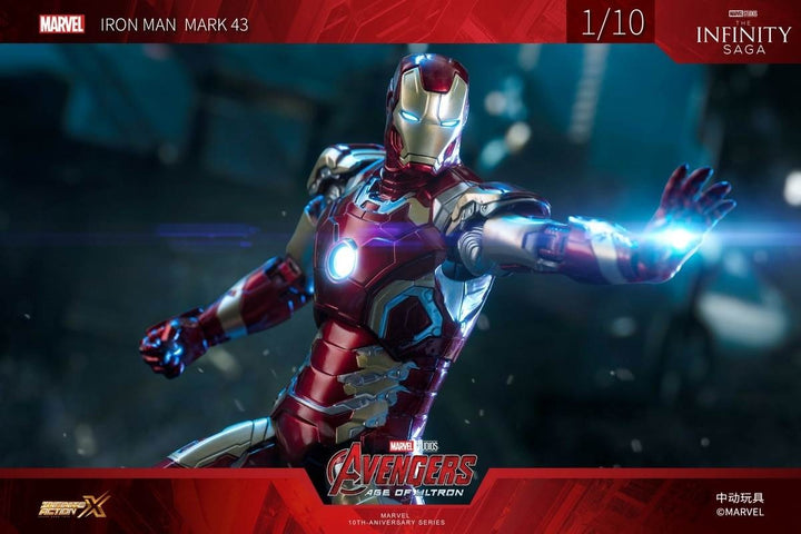 ZhongDong Toys - Avengers: Age of Ultron - Iron Man Mark XLIII (with LED Lights Effect) 1/10 Scale Action Figure