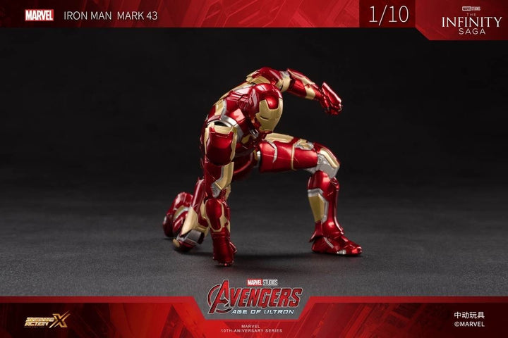 ZhongDong Toys - Avengers: Age of Ultron - Iron Man Mark XLIII (with LED Lights Effect) 1/10 Scale Action Figure