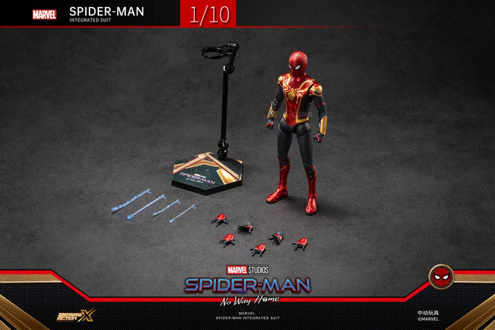 ZhongDong Toys - Spider-Man: No Way Home - Black and Gold Suit 1/10 Scale Action Figure