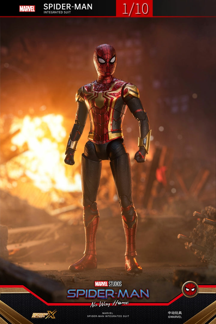 ZhongDong Toys - Spider-Man: No Way Home - Black and Gold Suit 1/10 Scale Action Figure