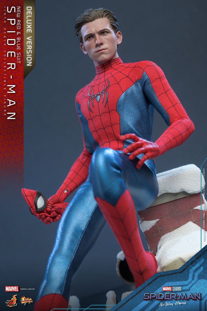 [Pre-Order] Hot Toys - MMS680 - Spider-Man: No Way Home - 1/6th scale Spider-Man (New Red and Blue Suit) (Deluxe Version)