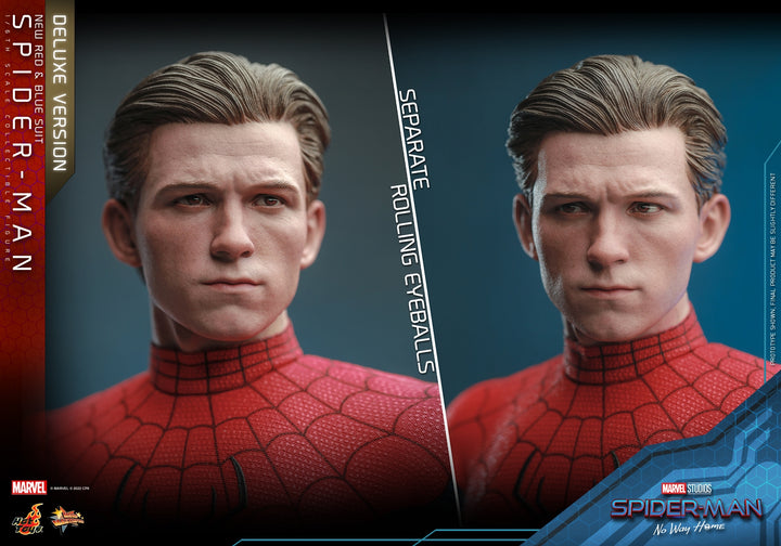 [Pre-Order] Hot Toys - MMS680 - Spider-Man: No Way Home - 1/6th scale Spider-Man (New Red and Blue Suit) (Deluxe Version)