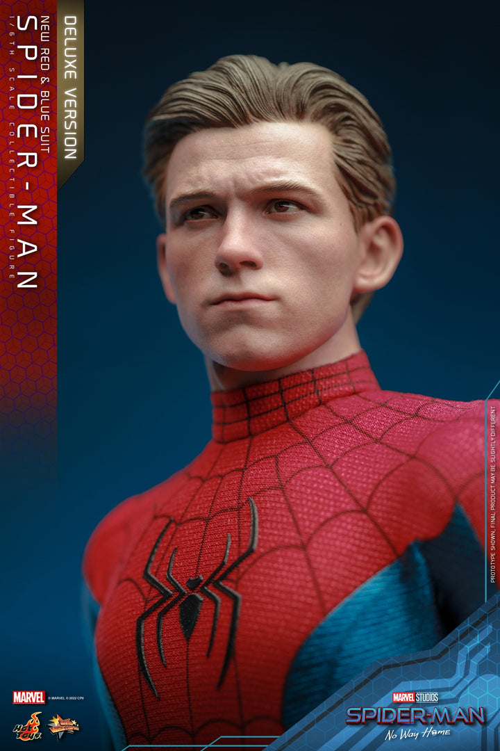 [Pre-Order] Hot Toys - MMS680 - Spider-Man: No Way Home - 1/6th scale Spider-Man (New Red and Blue Suit) (Deluxe Version)