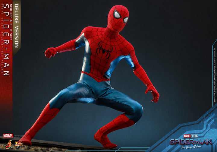 [Pre-Order] Hot Toys - MMS680 - Spider-Man: No Way Home - 1/6th scale Spider-Man (New Red and Blue Suit) (Deluxe Version)