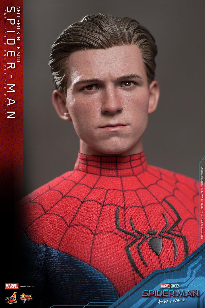 [Pre-Order] Hot Toys - MMS679 - Spider-Man: No Way Home - 1/6th scale Spider-Man (New Red and Blue Suit) Collectible Figure