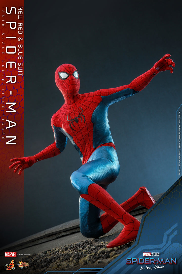 [Pre-Order] Hot Toys - MMS679 - Spider-Man: No Way Home - 1/6th scale Spider-Man (New Red and Blue Suit) Collectible Figure