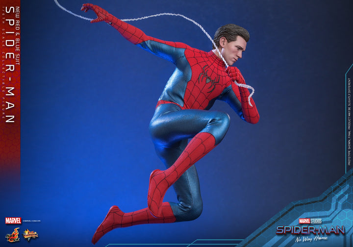 [Pre-Order] Hot Toys - MMS679 - Spider-Man: No Way Home - 1/6th scale Spider-Man (New Red and Blue Suit) Collectible Figure