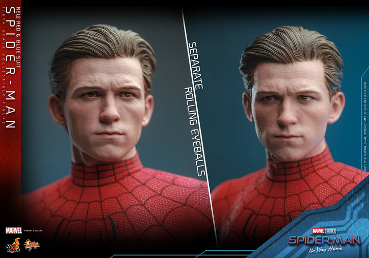 [Pre-Order] Hot Toys - MMS679 - Spider-Man: No Way Home - 1/6th scale Spider-Man (New Red and Blue Suit) Collectible Figure