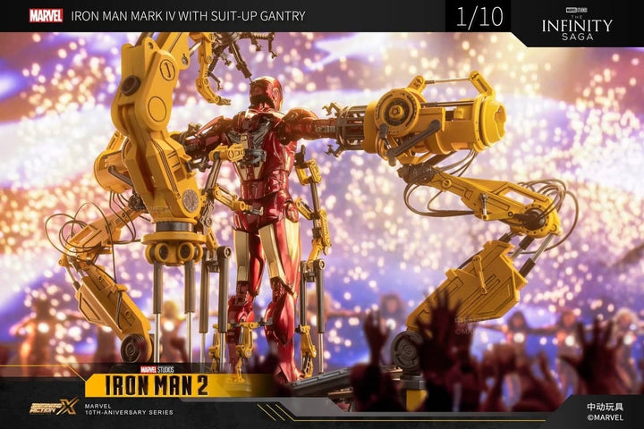 ZhongDong Toys 1/10 Iron Man Mark IV with Suit-Up Gantry