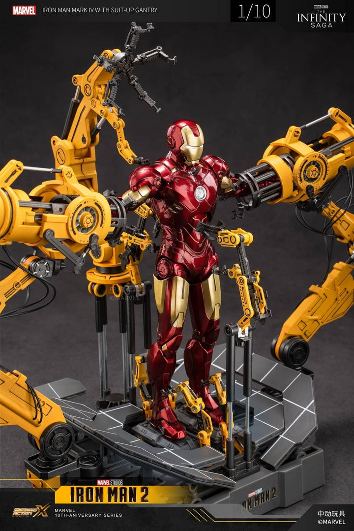 ZhongDong Toys 1/10 Iron Man Mark IV with Suit-Up Gantry