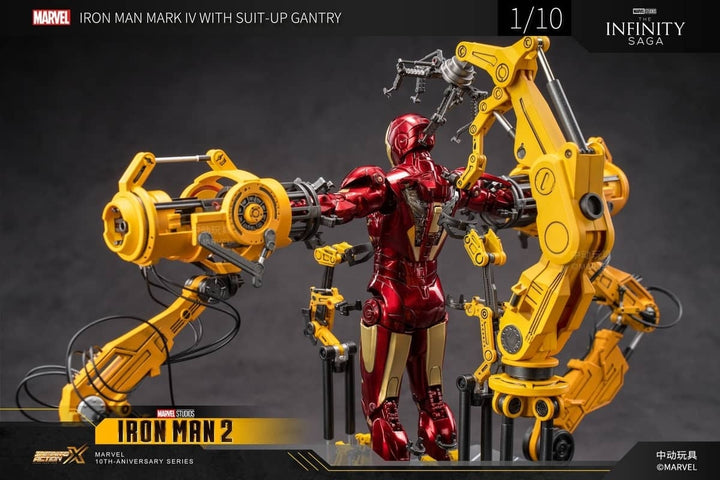 ZhongDong Toys 1/10 Iron Man Mark IV with Suit-Up Gantry