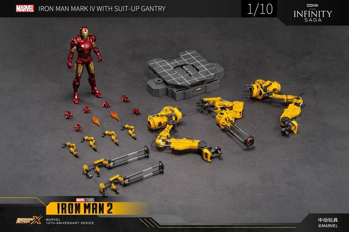 ZhongDong Toys 1/10 Iron Man Mark IV with Suit-Up Gantry