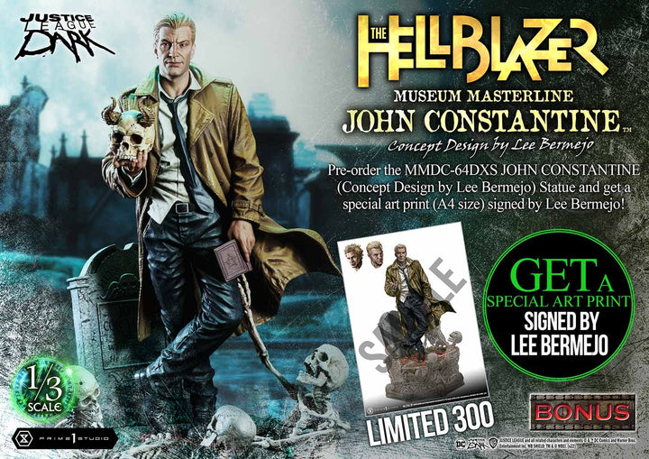 [Pre-Order] PRIME1 STUDIO - MMDC-64DXS: HELL BLAZER (COMICS) JOHN CONSTANTINE 1/3 SCALE DELUXE BONUS VERSION