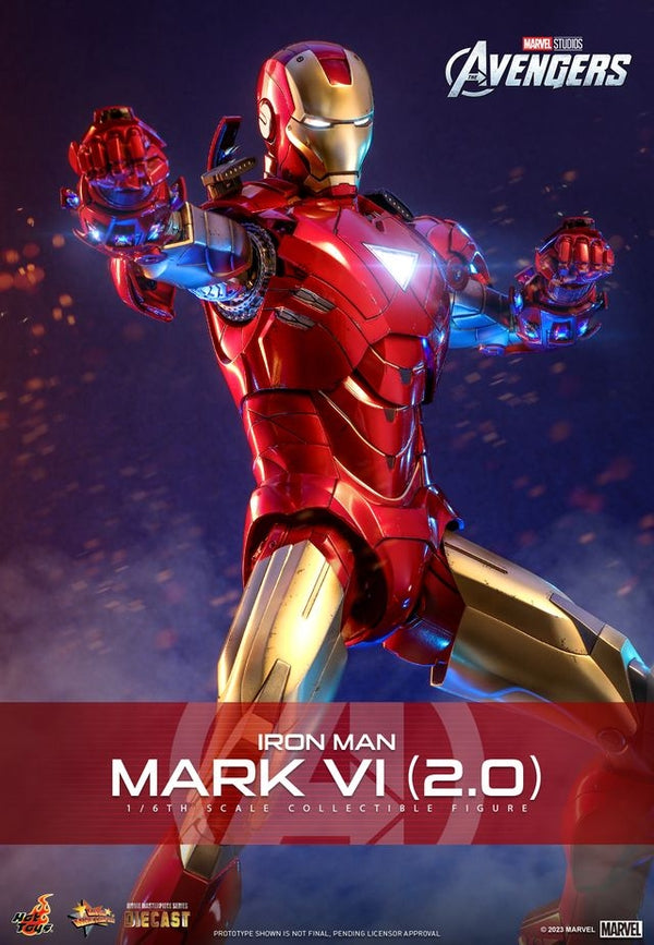 [Pre-Order] Hot Toys - MMS687D52 - The Avengers - 1/6th scale Iron Man Mark VI (2.0) with Suit-Up Gantry Set