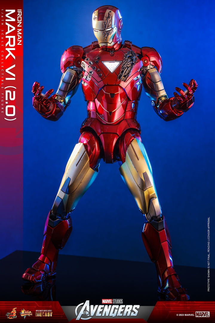 [Pre-Order] Hot Toys - MMS687D52 - The Avengers - 1/6th scale Iron Man Mark VI (2.0) with Suit-Up Gantry Set