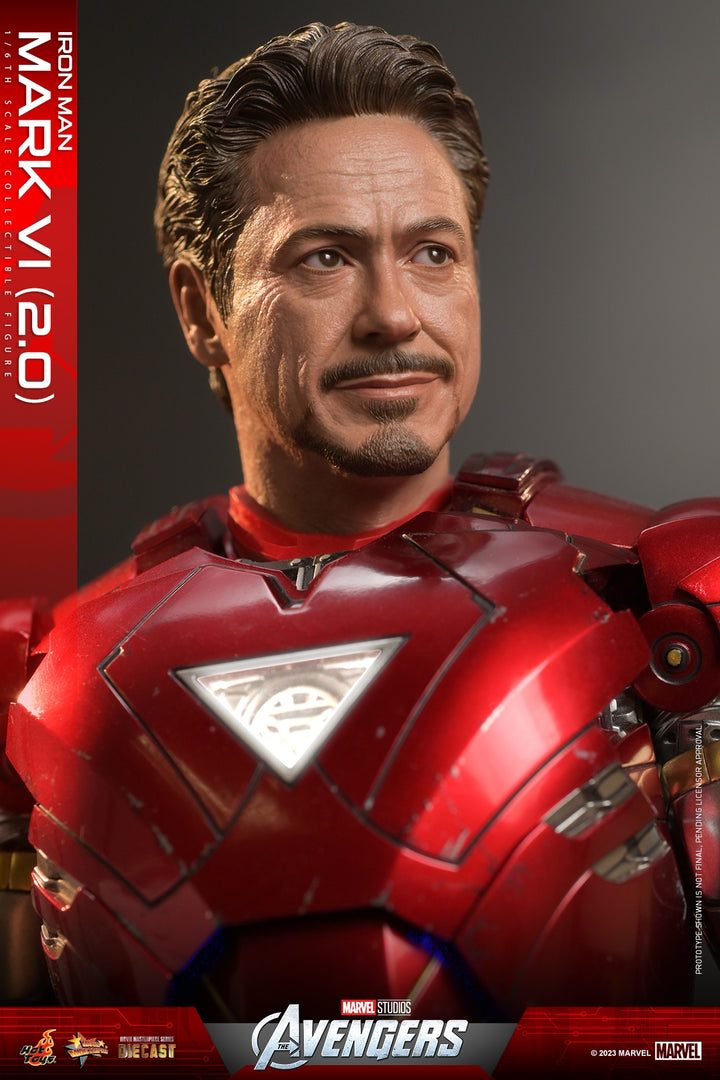 [Pre-Order] Hot Toys - MMS687D52 - The Avengers - 1/6th scale Iron Man Mark VI (2.0) with Suit-Up Gantry Set