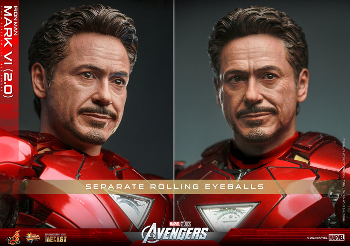 [Pre-Order] Hot Toys - MMS687D52 - The Avengers - 1/6th scale Iron Man Mark VI (2.0) with Suit-Up Gantry Set