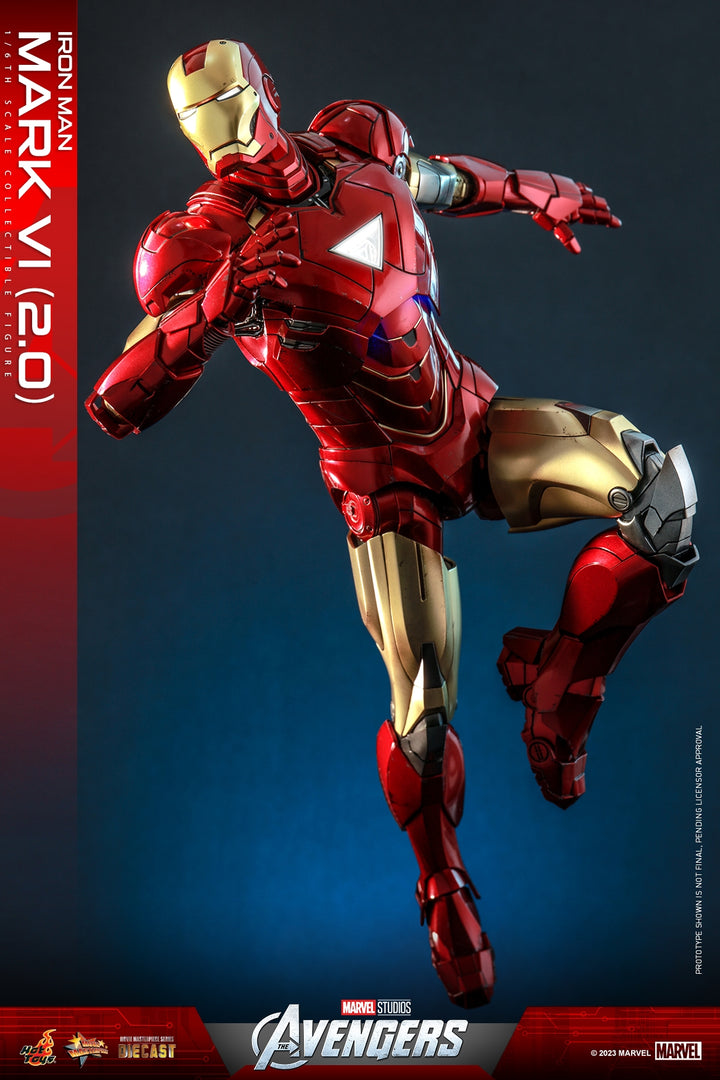 [Pre-Order] Hot Toys - MMS687D52 - The Avengers - 1/6th scale Iron Man Mark VI (2.0) with Suit-Up Gantry Set