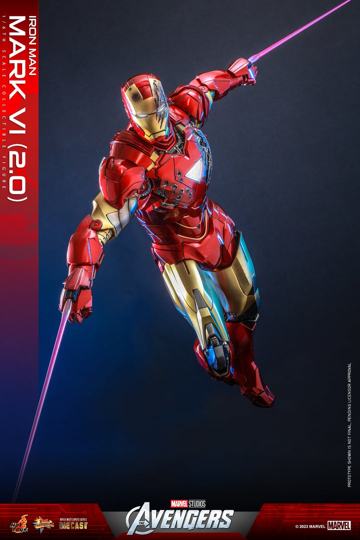 [Pre-Order] Hot Toys - MMS687D52 - The Avengers - 1/6th scale Iron Man Mark VI (2.0) with Suit-Up Gantry Set