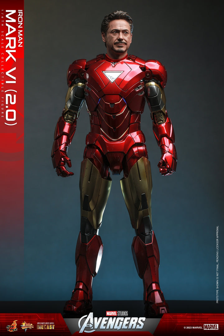 [Pre-Order] Hot Toys - MMS687D52 - The Avengers - 1/6th scale Iron Man Mark VI (2.0) with Suit-Up Gantry Set