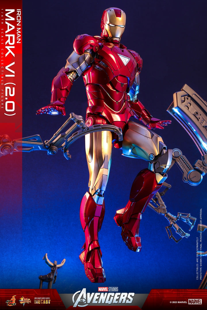 [Pre-Order] Hot Toys - MMS687D52 - The Avengers - 1/6th scale Iron Man Mark VI (2.0) with Suit-Up Gantry Set