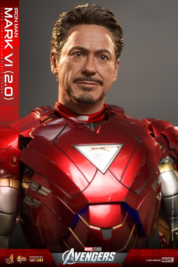 [Pre-Order] Hot Toys - MMS687D52 - The Avengers - 1/6th scale Iron Man Mark VI (2.0) with Suit-Up Gantry Set