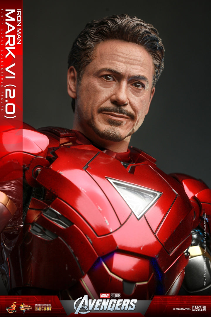 [Pre-Order] Hot Toys - MMS687D52 - The Avengers - 1/6th scale Iron Man Mark VI (2.0) with Suit-Up Gantry Set