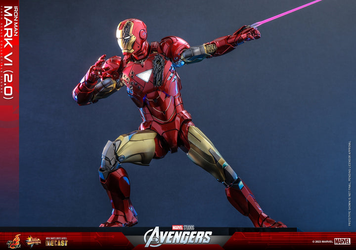 [Pre-Order] Hot Toys - MMS687D52 - The Avengers - 1/6th scale Iron Man Mark VI (2.0) with Suit-Up Gantry Set