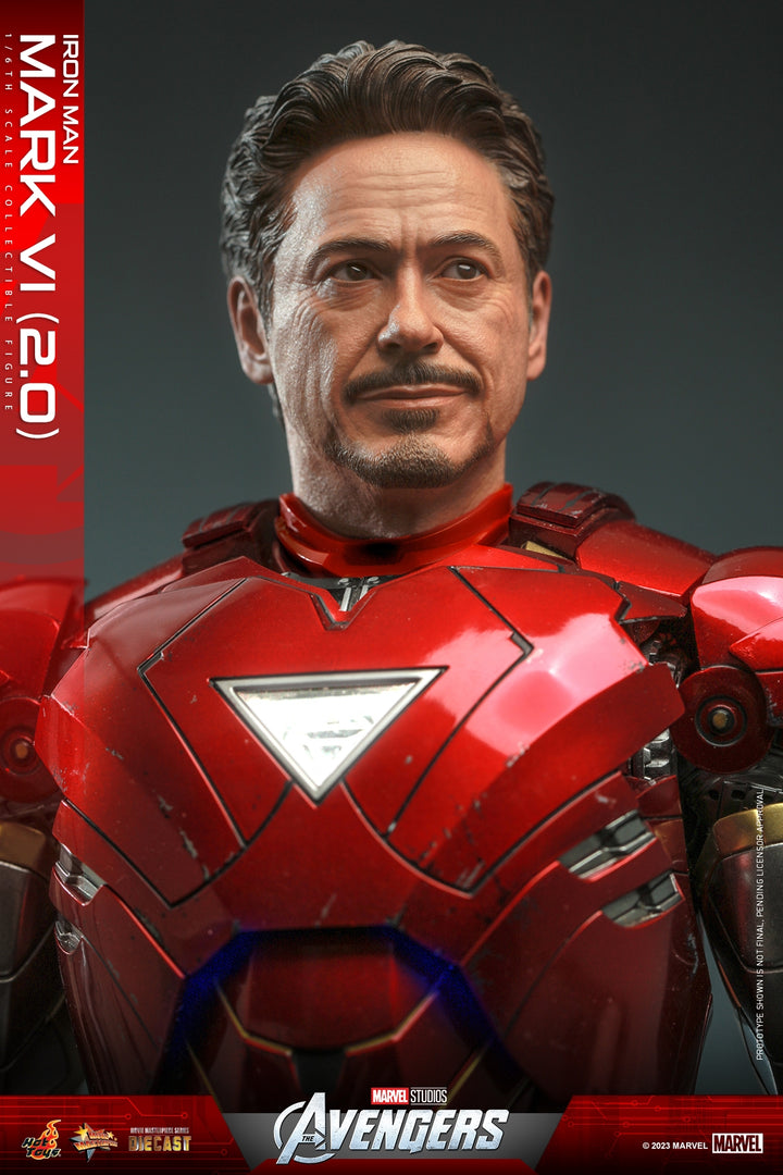 [Pre-Order] Hot Toys - MMS687D52 - The Avengers - 1/6th scale Iron Man Mark VI (2.0) with Suit-Up Gantry Set