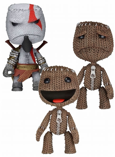 NECA - LittleBigPlanet - Libits Action Figure Series 1:  Sackboy  3Type Set