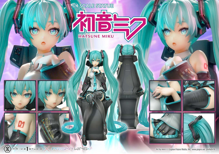 [Pre-Order] PRIME1 STUDIO - PWPCL-07S: PRISMA WING HATSUNE MIKU "ART BY NECO" 1/4 SCALE STATUE BONUS VERSION